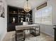 Charming office with a built-in bookcase and a modern desk at 5581 Soft Shell Dr, Lancaster, SC 29720