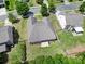 Aerial view of a home with a well-maintained lawn and fenced backyard at 6021 Piscataway Ct, Rock Hill, SC 29732
