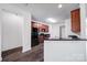 Bright kitchen features stainless steel appliances, sleek countertops, and wood cabinets at 6021 Piscataway Ct, Rock Hill, SC 29732
