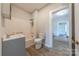 Bathroom features a tub-shower combination and updated vanity at 10 Bolt Dr, Shelby, NC 28150