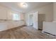 Spacious kitchen featuring vintage cabinets, a countertop, and a window at 10 Bolt Dr, Shelby, NC 28150