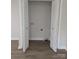 Open laundry closet with washer/dryer hookups and bi-fold doors at 1002 Hemlock Dr, Shelby, NC 28150