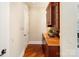 The butlers pantry features custom cabinets, marble counters, and luxury finishes at 1118 Seminole Dr, Fort Mill, SC 29707
