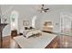 Bright main bedroom suite features hardwood floors, high ceilings, and ample natural light at 1118 Seminole Dr, Fort Mill, SC 29707