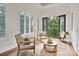 Sitting area with tall windows and balcony access at 1118 Seminole Dr, Fort Mill, SC 29707