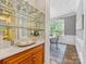 Open bar area adjacent to dining room perfect for entertaining guests at 1200 Firethorne Club Dr, Waxhaw, NC 28173