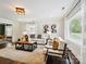 Bright living room with hardwood floors, modern furniture, and an open floor plan at 1425 Downs Ave, Charlotte, NC 28205