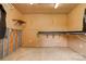 Unfinished basement area with built-in workbench and potential for customization at 1690 Montevista Dr, Shelby, NC 28150