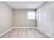 Bedroom with updated flooring, and closet at 1690 Montevista Dr, Shelby, NC 28150