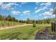 Beautifully landscaped backyard with garden bed and serene atmosphere at 19031 Brandon James Dr, Cornelius, NC 28031