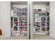 Organized closets feature built-in shelving, ideal for storage and maximizing space at 19031 Brandon James Dr, Cornelius, NC 28031