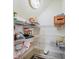 Walk-in pantry equipped with shelving for optimal storage at 204 Aztec Cir, Mooresville, NC 28117