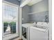 Laundry room with washer, dryer, and bright window at 2432 Barkers Ridge Dr, Bessemer City, NC 28016