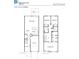 Detailed floor plan showcasing the layout of the Ruth plan home design by Brookline Homes at 2535 Ruby Dixon Crossing Dr # 19, Gastonia, NC 28056