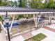 Community basketball court with covered seating and well maintained landscaping at 310 Patterson Ave, Mooresville, NC 28115