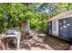 Deck with a grill, a table, and a bench at 310 Patterson Ave, Mooresville, NC 28115