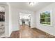 Bright dining room flows into an updated kitchen with stainless steel appliances at 3101 Willowbrae Rd, Charlotte, NC 28226