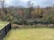 Spacious backyard with a well-maintained lawn and a black metal fence at 345 Hyssop Ct, Fort Mill, SC 29715