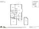 Detailed floor plan of a two-story home showing layout and dimensions of rooms at 422 Garnet Ct, Fort Mill, SC 29708