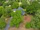 Aerial view of a private home surrounded by lush trees and green spaces at 4960 York Hwy, Rock Hill, SC 29732