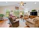Spacious living room featuring hardwood floors, vaulted ceiling, and lots of natural light at 4960 York Hwy, Rock Hill, SC 29732