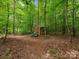 Wood shed in the woods, offering plenty of space for storage and yard tools at 5308 Lambert Ct, Waxhaw, NC 28173
