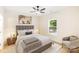 Cozy bedroom featuring a plush bed, stylish nightstands, and a bright window with a view at 605 Stirewalt Rd, China Grove, NC 28023