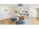 Bright, open living area features a door to the front and many views of the backyard at 605 Stirewalt Rd, China Grove, NC 28023