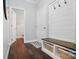 Hallway with bench and storage perfect for a drop zone at 6314 Bluffton Ln, Midland, NC 28107