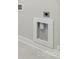 A laundry hookup with white baseboard trim and gray walls at 9956 Manor Vista Trl, Kannapolis, NC 28027