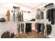 Spacious walk-in closet with rod and shelf storage, providing ample room for clothing and accessories at Lot 101 Coppergate Dr, Salisbury, NC 28147