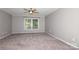 Spacious bedroom with a ceiling fan and one window at 104 Gallarie Pl, Salisbury, NC 28144