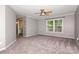 Bedroom with a ceiling fan and window at 104 Gallarie Pl, Salisbury, NC 28144