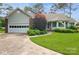 Charming single Gathering home with a well manicured front yard and mature trees at 104 Gallarie Pl, Salisbury, NC 28144