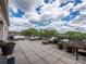 Expansive rooftop terrace with lounge seating and views at 1320 Fillmore Ave # 137, Charlotte, NC 28203