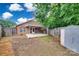 Home's fenced backyard with patio and storage shed, perfect for outdoor activities at 1866 Charter Dr, Rock Hill, SC 29732
