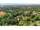 Aerial shot featuring the property nestled among trees in a neighborhood setting at 1940 12Th Ne St, Hickory, NC 28601