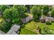 Birds eye view of the home with meticulously kept lawn and manicured landscaping at 1940 12Th Ne St, Hickory, NC 28601