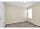 Bright bedroom with neutral paint and carpet, featuring a window for natural light and fresh air at 2045 Flushing Ct, Charlotte, NC 28215