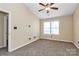 Neutral bedroom with double window and carpet, providing a blank canvas for personalization at 2045 Flushing Ct, Charlotte, NC 28215