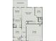 Floor plan for a home with kitchen, living, dining, study, and garage at 348 Ox Bow Cir, Mount Holly, NC 28120
