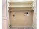Closet features shelving and laundry hookups at 3660 9Th Street Ne Dr, Hickory, NC 28601