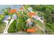 Lakefront property aerial view highlighting lot size, location, and proximity to the water at 4516 Kiser Island Rd # 1, Terrell, NC 28682