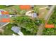 Expansive lakefront property featuring a private dock and lush landscaping with stunning aerial views at 4516 Kiser Island Rd # 1, Terrell, NC 28682