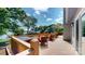 Spacious back deck with lake view and outdoor seating, perfect for relaxing and entertaining guests at 4516 Kiser Island Rd # 1, Terrell, NC 28682
