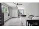 Spacious bedroom with a daybed, a double-door closet, and a separate office space at 4516 Kiser Island Rd # 1, Terrell, NC 28682