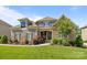 Beautiful home with a well-kept lawn and landscaped garden beds adding to the curb appeal at 6008 Candlestick Ln, Lancaster, SC 29720