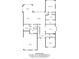 Main floor plan featuring kitchen, dining area, living room, garage, and bedrooms at 6008 Candlestick Ln, Lancaster, SC 29720