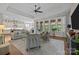 Spacious living area with abundant natural light, open to the kitchen and featuring modern design at 6008 Candlestick Ln, Lancaster, SC 29720