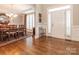 Elegant foyer with hardwood floors and ample natural light at 7040 Edenderry Dr, Charlotte, NC 28270